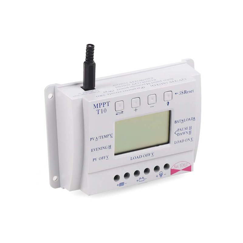 PWM 20A 10A Controlor de reglare a panoului solar T10 T20 12V 24V Afișare automată Afișare Afișare LCD și cronometru dual